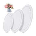 Drydiet 3 Pack Diatomaceous Earth Plant Saucer Set 6/8/10 Inch Quick Dry Absorbent Plants Tray Absorbing Plant Tray for