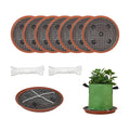 8 Pack 13 inch Self Watering Base for Fabric Grow Bag, Self-watering Plastic Elevated Plant Saucer Stand, Automatic