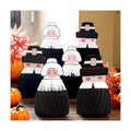 Fourluoo 6 Pcs Fall Pilgrim Honeycomb Centerpiece, Thanksgiving Table Decor