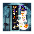 Halloween Lighted Garden Flag, Ghost Yard Decor, 12x18 In