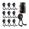 ULIBERMAGNET Heavy Duty Magnetic Garage Hooks,10 Pack Strong Large Magnet Hook for Power Drill,Garden