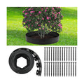 30 Ft Planting Grow Rings with 30 PCS Spikes Plant Rings for Outdoor Plants Planting Ring for Separate Rock and