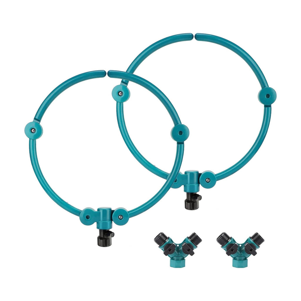 360° Tree Water System Tree Watering Ring Garden Irrigation System 2PCS | Flower Sprinkler Watering Circle for New Tree