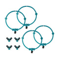 360° Tree Water System Tree Watering Ring Garden Irrigation System 4PCS | Flower Sprinkler Watering Circle for New Tree