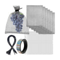 25Pcs 8 x 12 inch Fruit Protection Wire mesh Bags, 304 Stainless Steel Wire, Gophers Resistant Stainless Steel Mesh