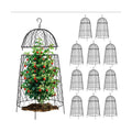 12Pcs garden cloche for plants,20×12.6in large size plant cages for outdoor plants,split design and anti-rust coated