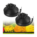 MIXC Garden Edging Border, 100FT 2 Inch Tall Plastic Landscape Edging with 150 Stakes, Flexible Tool-Free Lawn Border