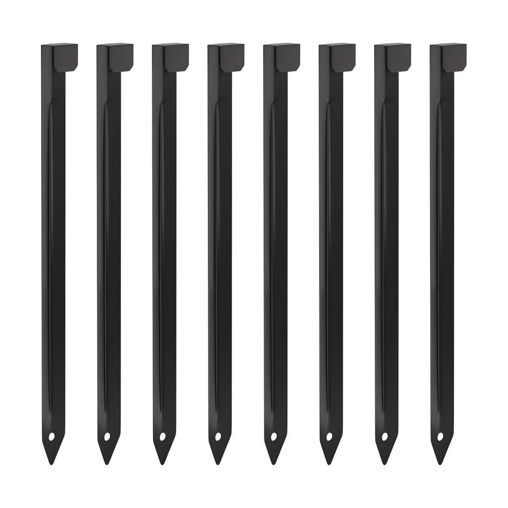 20Pcs Metal Landscape Edging Stakes, 10 Inch Garden Stakes Landscape Anchoring Spikes for Terrace Board, Landscape