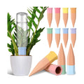 DoubleFill 8 Pcs Terracotta Plant Watering Spikes Self Watering Planter Insert Automatic Plants Waterer Devices 8