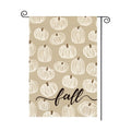 AVOIN colorlife Rustic Pumpkins Fall Garden Flag 12x18 Inch Outside Gray