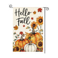 AVOIN colorlife Pumpkins Hello Fall Garden Flag 12x18 Inch Outside