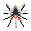 31" Giant Spider Animatronics Halloween Hanging Decorations with Spider Egg