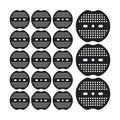 250 Pcs Landscape Staple Gasket Garden Landscape Staples Washer Pad Yard Pins Pad for Outdoor Weed Barrier Fabric Yard