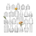 CUCUMI 24pcs Bud Vases for Centerpieces, Clear Glass Vase Decorations