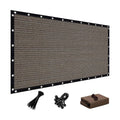 90% Sun Shade Cloth with Grommets, 8' X 10' Outdoor Sun Screen Fabric for Patio Garden Backyard