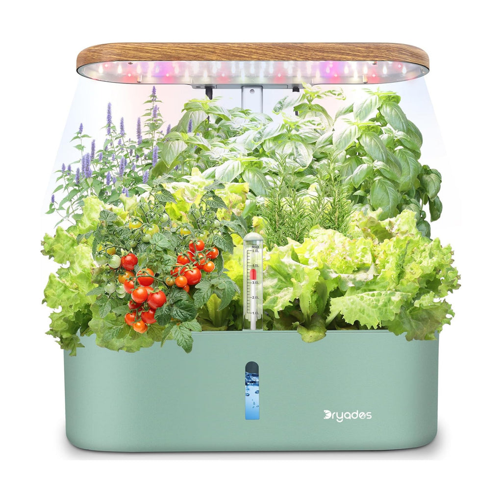 Hydroponics Growing System Indoor Garden: 12 Pods Herb Garden Kit Indoor with LED Grow Light Plant Germination Kit