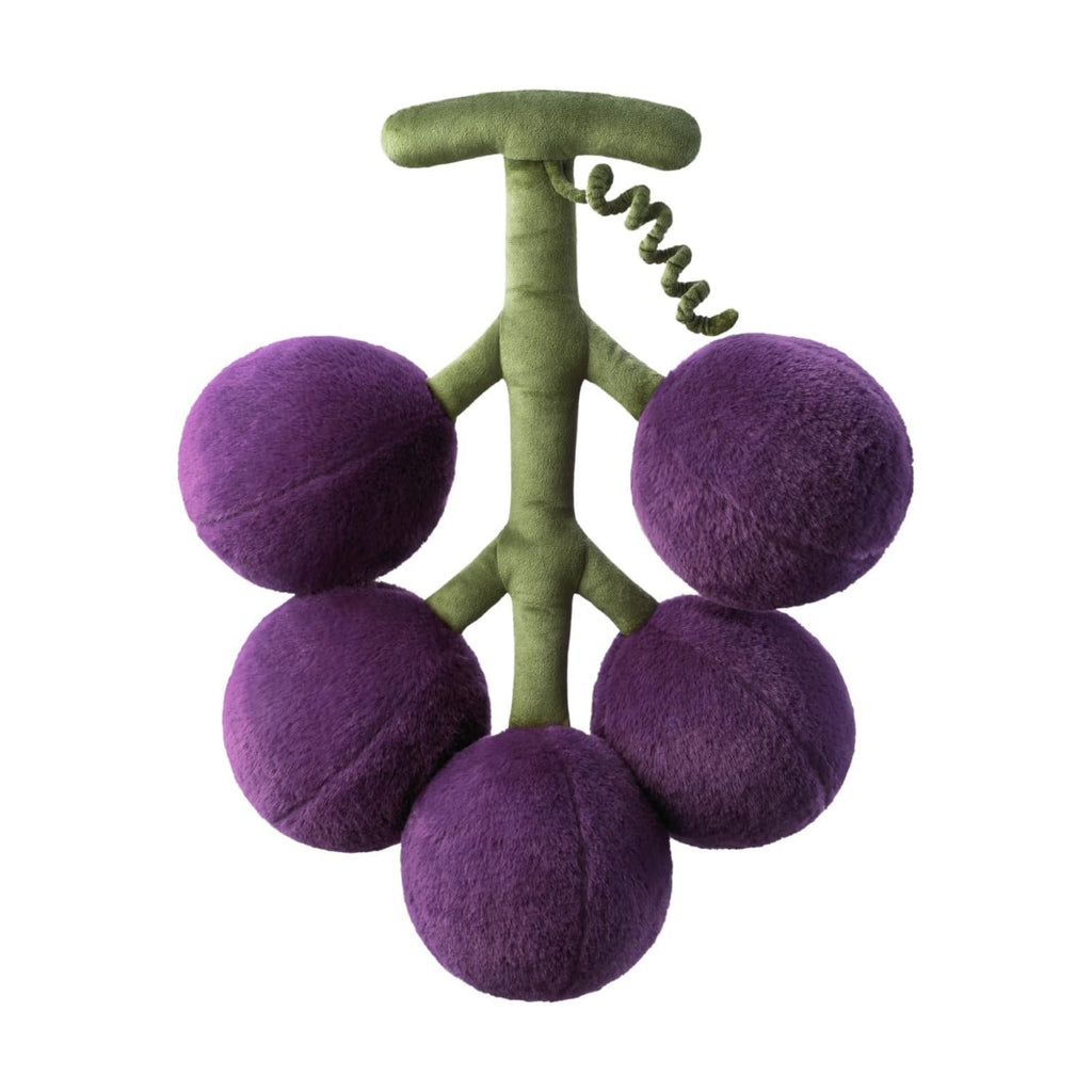 Phantoscope Fruit Shaped Pillows Series Grape Shape Throw Pillow, Fun Home Decor of Fruit Themed Shaped Cushions, Fall Decorative Shaped Pillow for Couch Bed and Chair, Purple, 18 x 13 inches