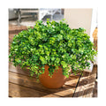 HyeFlora Artificial Plants for Outdoors Outside Spring Summer Decoration, 12 Bundles Faux Eucalyptus Leaves Stems Bulk Fake Greenery Branches Look Real UV Resistant for Home Porch Patio Planter Yard