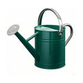 Metal Watering Can for Outdoor Plants, Watering Can Decor 1 Gallon (Green) | Galvanized Metal Watering Can with