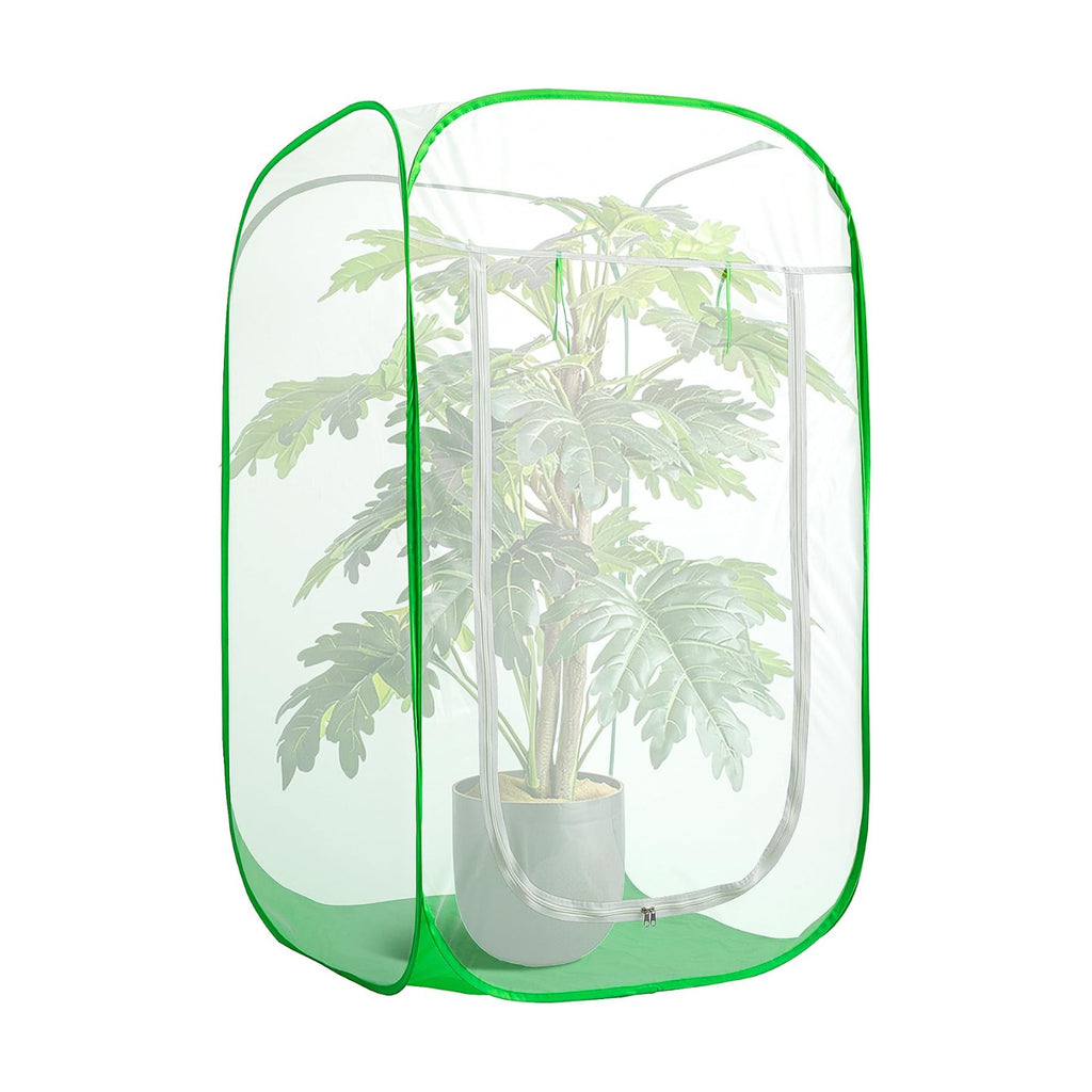 48" x 28" x 28" Pop Up Garden Mesh Plant Cover, Plant Protectors Mesh Plant Enclosure, Garden Net Cage Pest Protection