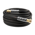 Heavy Duty Premium Garden Hose 50ft x 5/8", 300PSI Working, 1000PSI Burst, Hybrid Rubber Water Hose with Transparent