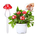Weysat 4 Pack Glass Self Watering Globes for Indoor Plants Mushroom Watering Devices Bulbs Automatic Plant Waterer