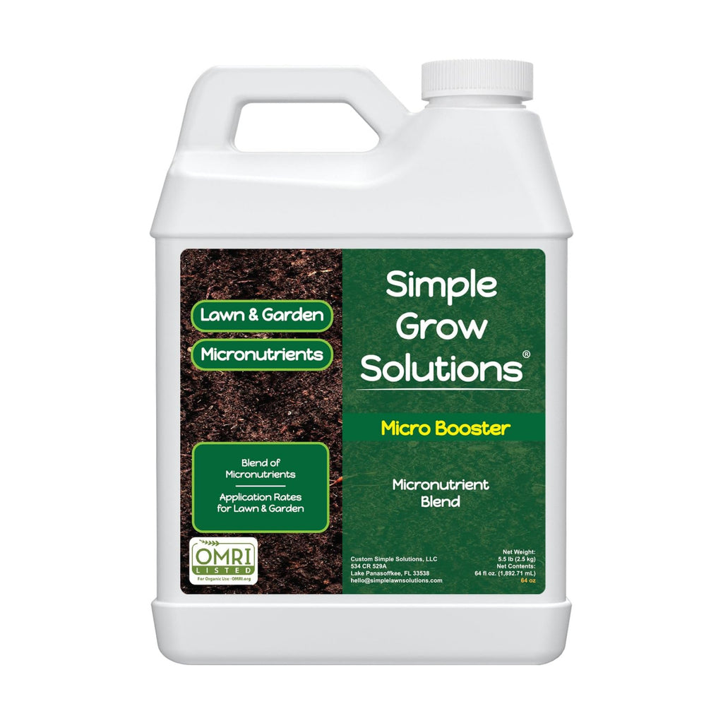 Micronutrient Booster- Complete Plant & Turf Nutrients- Simple Grow Solutions- Natural Garden & Lawn Fertilizer
