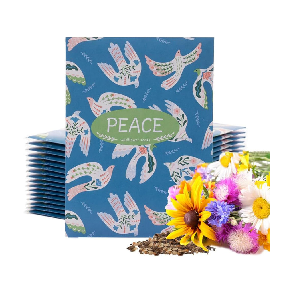 Peace Dove - 25 Seed Packs - Perfect Eco-Friendly Gift for Gardeners & Friends - Non GMO Seeds