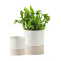 Nihow Ceramic Self Watering Plant Pot for Indoor Plants, 4.5+6 Inch
