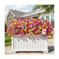 Alupssuc 48 Bundles Artificial Daisy Flowers UV Resistant for Outdoor Decor