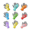 COOLJOB 36 Pairs Kids Gardening Gloves for Little Kid Age 9-12, Toddler Boys Girls Grippy Rubber Coated Children Work