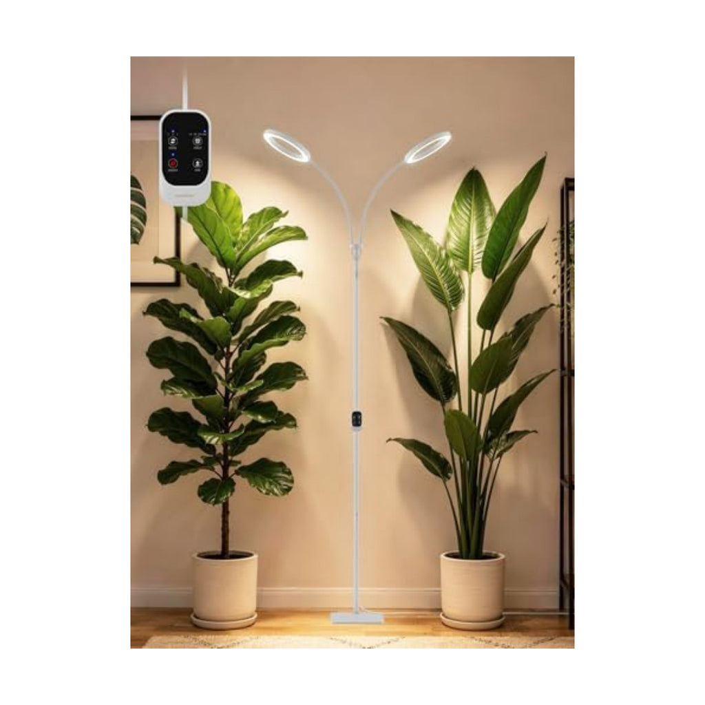 48W Grow Lights for Indoor Plants, Full Spectrum LED Plant Light with Stand
