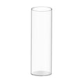 Tall Vases for Centerpieces, Clear Acrylic Cylinder Vase, 4" W x 12" H Round Vase, Decorative Centerpieces Flower Vases for Wedding, Home