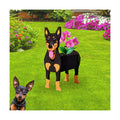 Australian Kelpie Dog Planter Pots, Animal Shaped Flower Pot | Cute Plant Gift for Women and Pet Lovers, Indoor Outdoor
