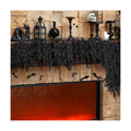 XunYee 6 Feet Black Halloween Garland, Gothic Vine Boughs