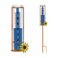 JMBay Rain Gauge Outdoor, Freeze Proof Rain Gauges Outdoors Best Rated,7" Capacity Detachable Rain Guage with Stake for Yard,Lawn & Garden,Large Clear Number and Scale Rain Measure Gauge Water Meter