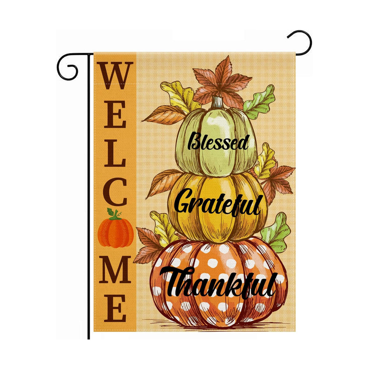 OHOME Fall Decor - Fall Garden Flag - Thanksgiving Decorations