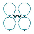 4 Pcs 360° Tree Water System Tree Root Watering Ring 20 Inch Circle Sprinkler Irrigation Slow Release Targeted Water