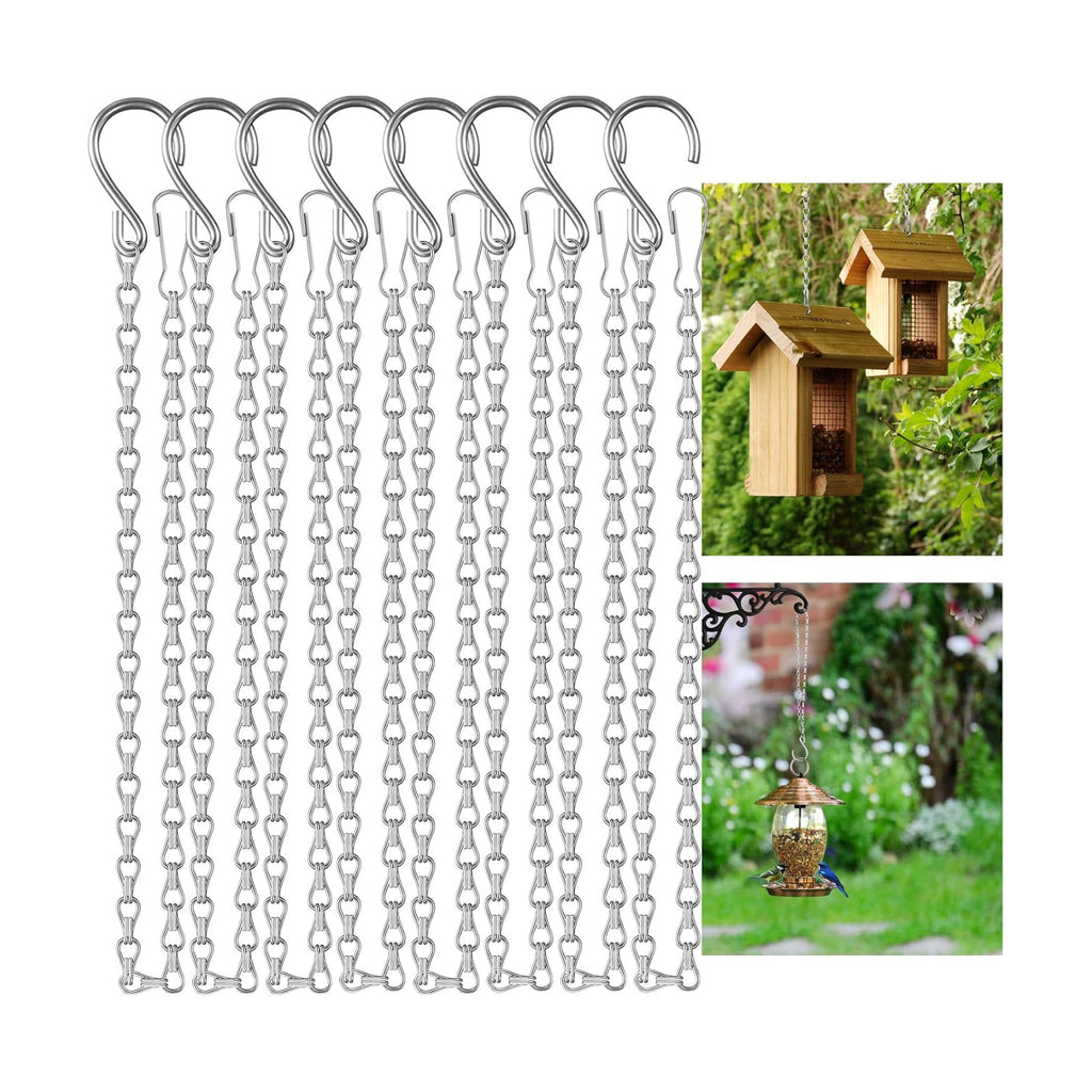 cgarini 26Inch 8Pack Hanging Basket Chain for Hanging Bird Feeders