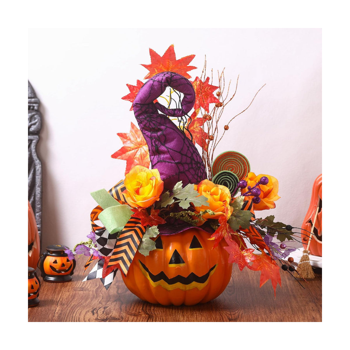 Daifunli Halloween Table Centerpieces Decorations, Pumpkin