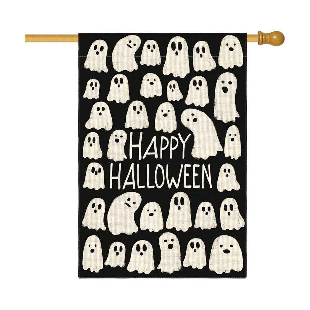 AVOIN colorlife Ghosts Halloween for Outside House Flag 28x40 Inch
