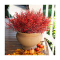 RECUTMS Artificial Fall Flowers Lavender Fake Burgundy Plants Gothic 36Pcs