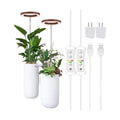 Plant Grow Light, LED Growing Light Full Spectrum for Indoor Plants,Aluminum Walnut Wood Grain Plant Lights,Height