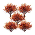 RECUTMS Fake Fall Plants for Outdoor Faux Lavender Flowers Fake Greenery