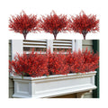 RECUTMS Fake Fall Outdoor Flowers Artificial Lavender Plants,Autumn Decor