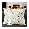 MIULEE Cream White Halloween Pillow Covers Cute Ghost Decor Set of 2 20x20