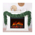 Hananona 9 FT Christmas Garland, 2 Pcs Real Touch Cedar Garlands