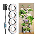 Wiaxulay Grow Lights for Indoor Plants, Full Spectrum Plant Light 12V/2A | 192 LEDs Under Cabinet Grow Lamp with Auto