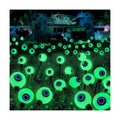 YIQU Solar Halloween Lights Outdoor 4 Pack 24 LED Green Solar Eyeball Light
