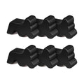 Kigeli 6 Pcs Resin Garden Pot Feet for Outdoor Planters 3 Inch Long 1.5 Inch Tall Flower Handmade Elevator Plant Feet